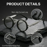 Adjustable Polarized Tint Round Sunglasses (1–9 )Gear Control